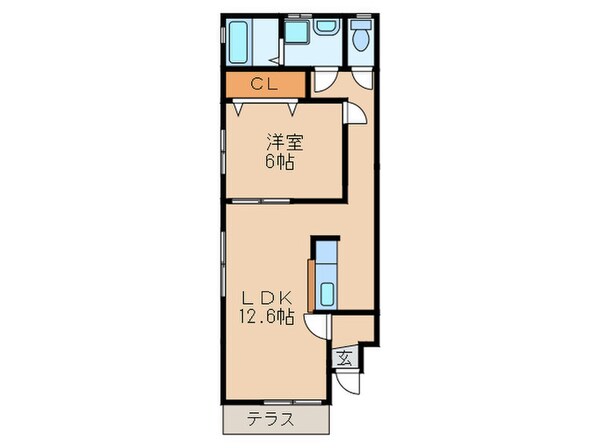 プランタンの物件間取画像